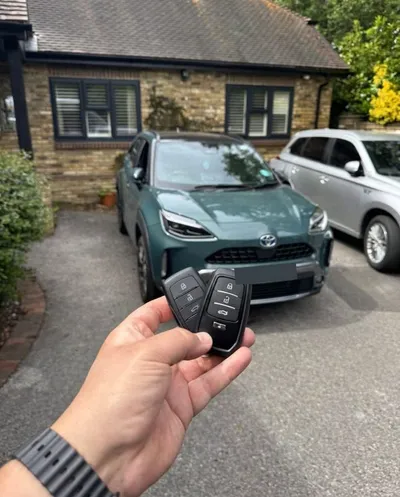 Spare smart key supplied for a Toyota Yaris Cross