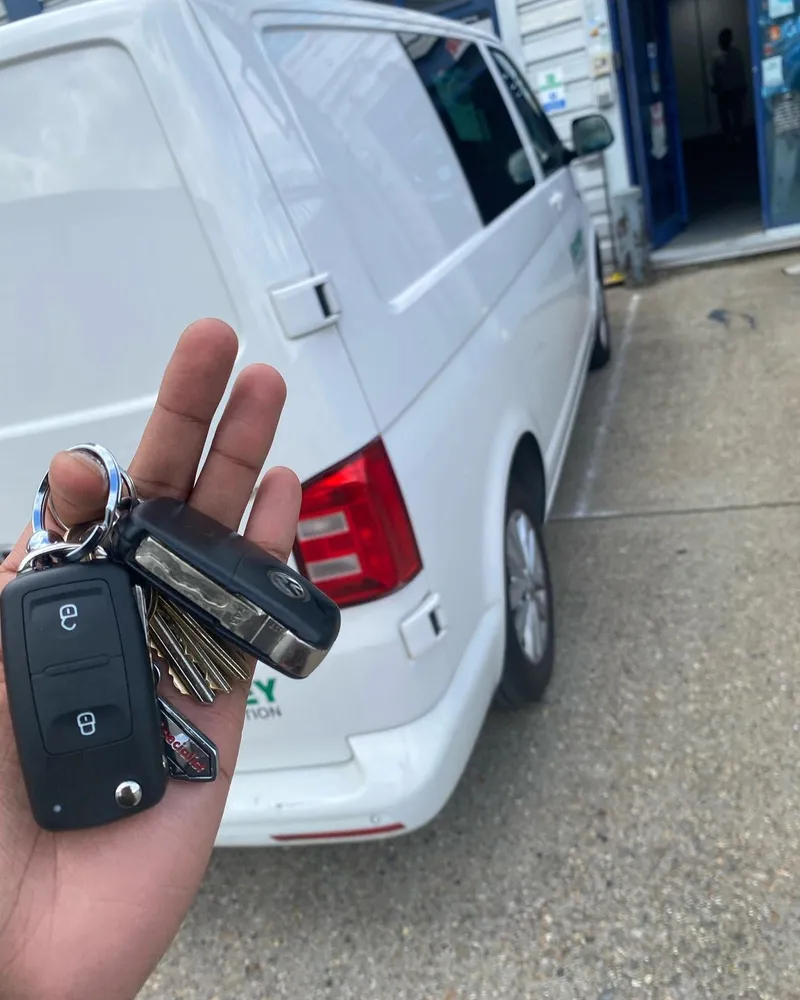 Van keys replaced on site for a VW Transporter